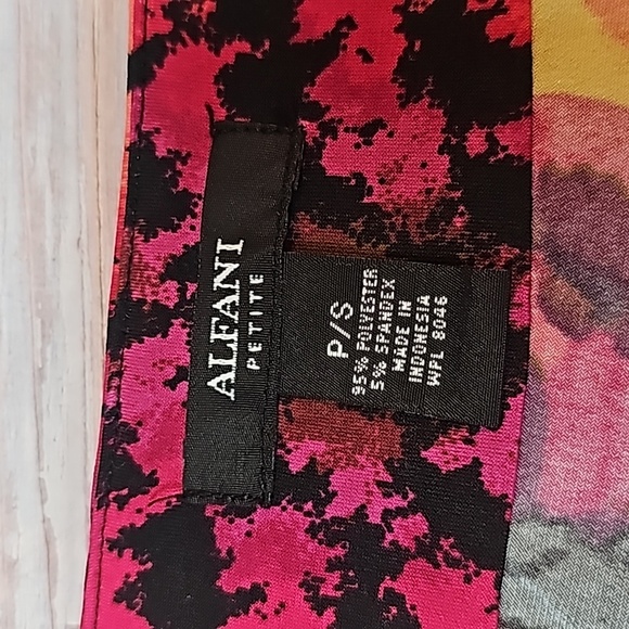 NEW ALFANI MULTI-COLOR 3/4 FLARED SLEEVE LONG TUNIC OR DRESS - Picture 11 of 12